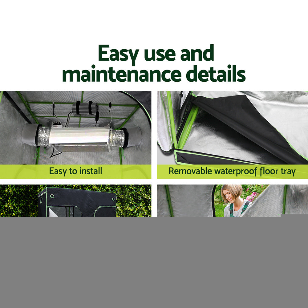 Greenfingers Grow Tent 2200W LED Grow Light Hydroponic Kit System 2.4x1.2x2M