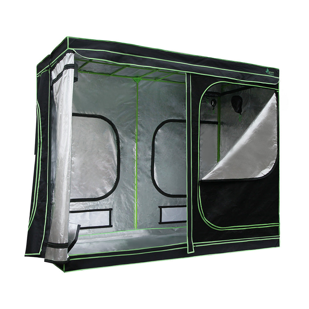 Greenfingers 1680D 2.4MX1.2MX2M Hydroponics Grow Tent Kits Hydroponic Grow System