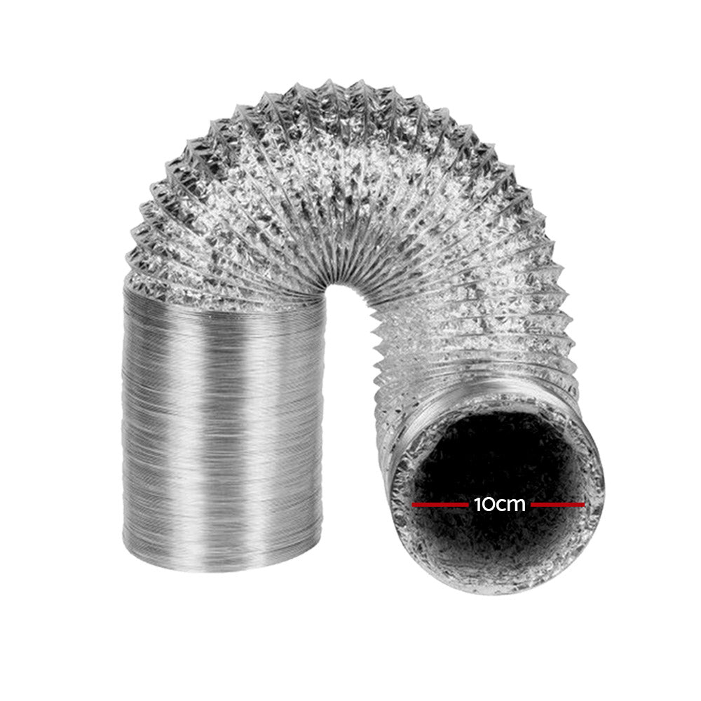 Greenfingers Hydroponics Grow Tent Ventilation Kit Vent Fan Carbon Filter Duct Ducting 4 inch