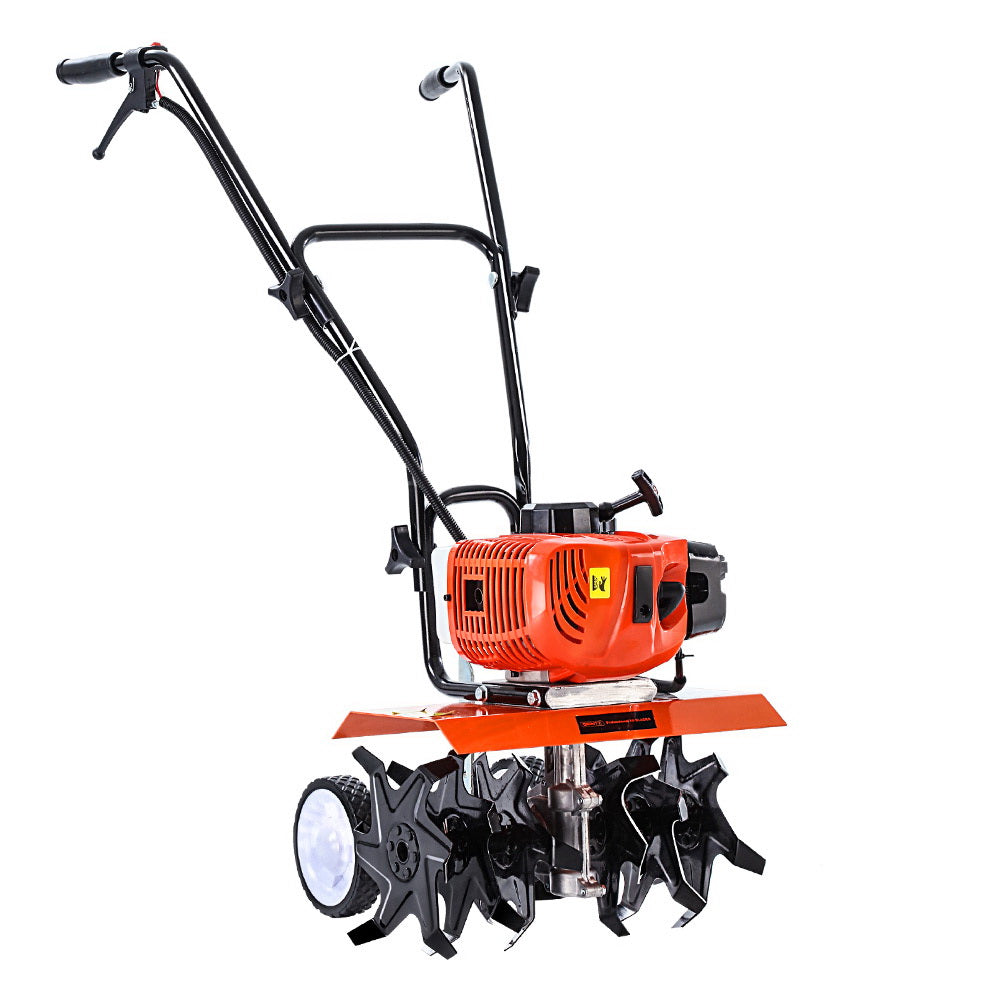 Giantz 82CC Garden Cultivator Tiller Petrol Rotary Hoe 36 Tines Rototiller