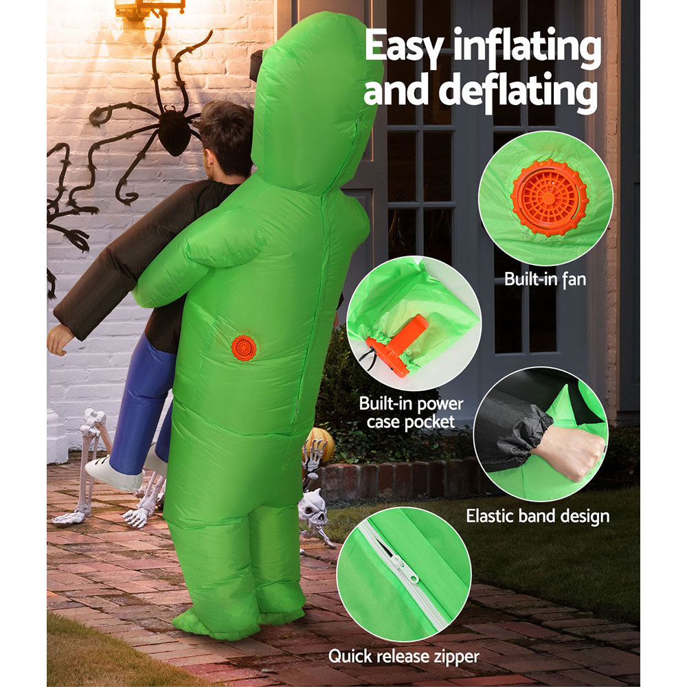 Inflatable Costume Halloween Adult Suit Alien Party Fancy Dress Cosplay Scary Blow up