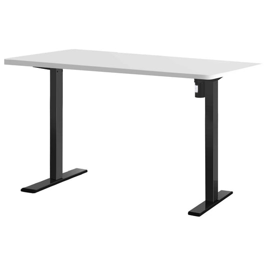 Artiss Electric Standing Desk Motorised Sit Stand Desks Table Black White 140cm