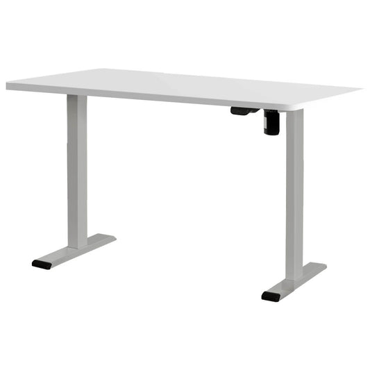 Artiss Electric Standing Desk Motorised Sit Stand Desks Table Grey White 140cm