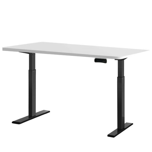 Artiss Standing Desk Electric Adjustable Sit Stand Desks Black White 140cm