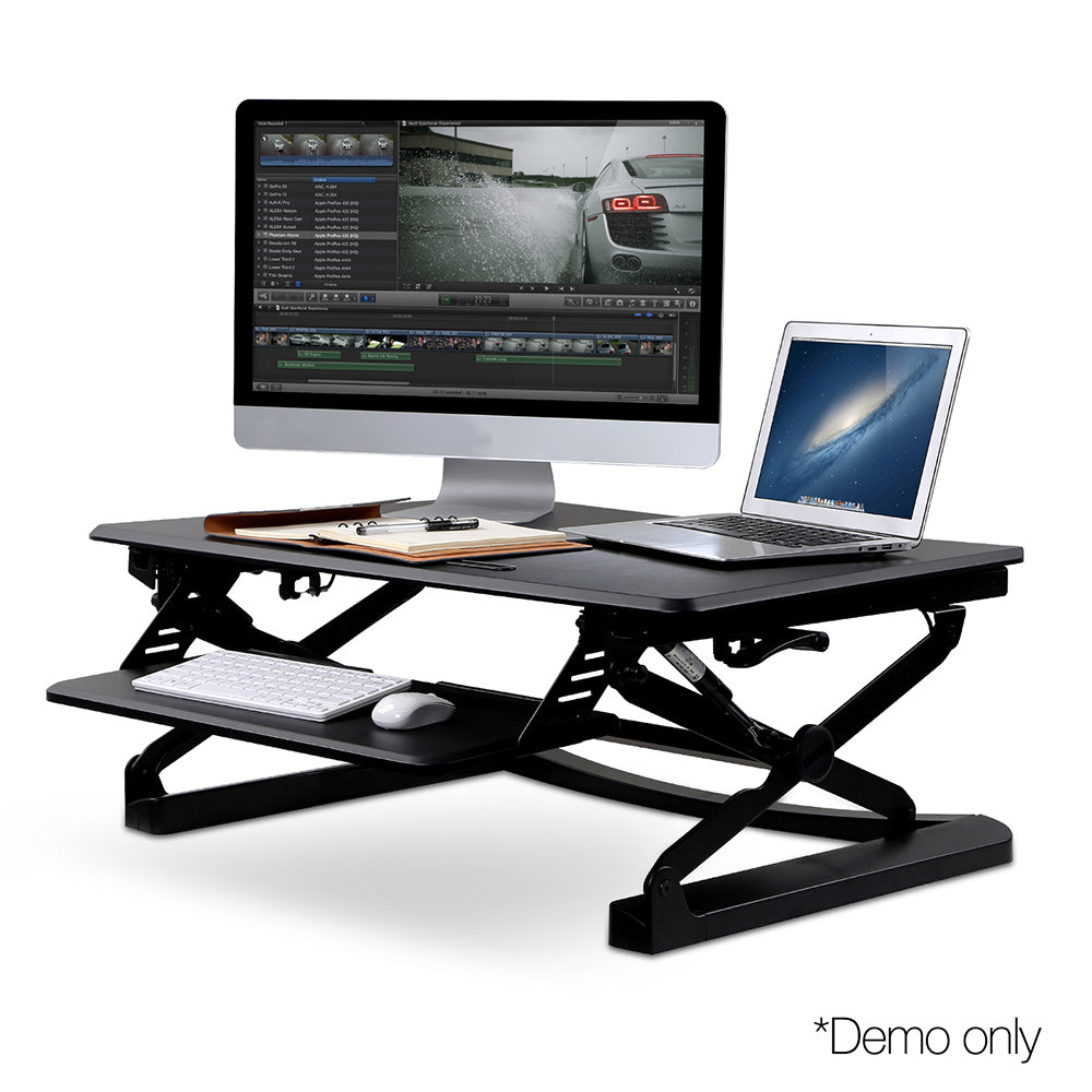 Height Adjustable Standing Desk - Black