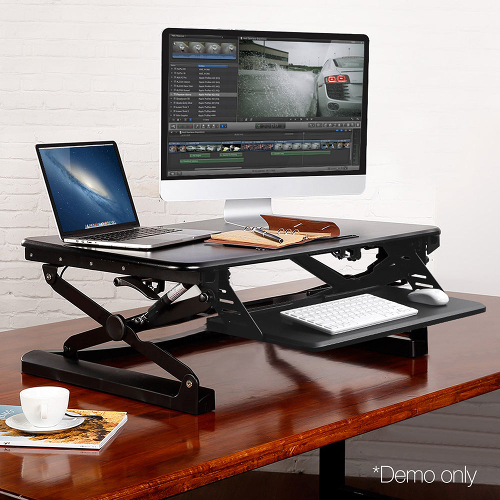 Height Adjustable Standing Desk - Black