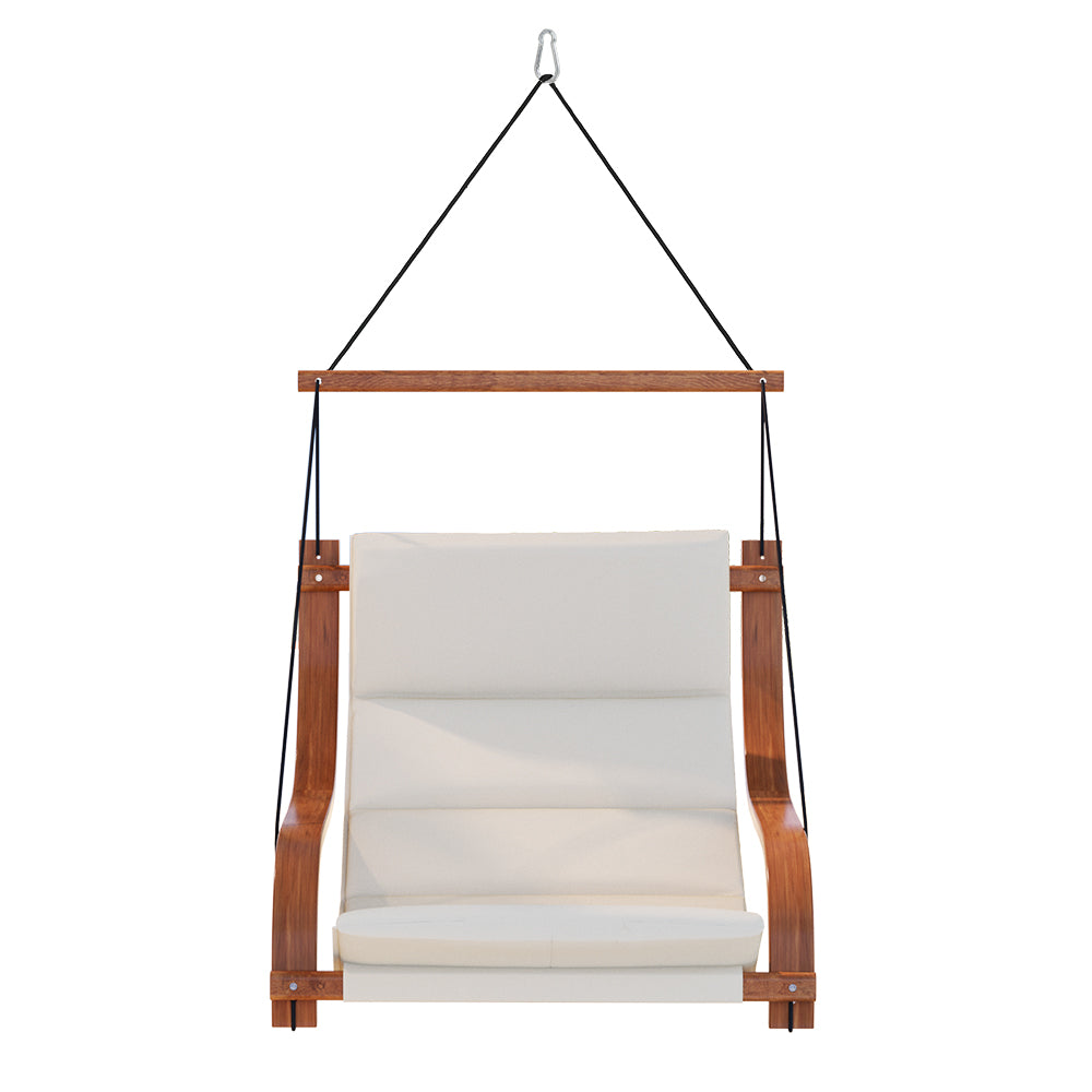 Gardeon Wooden Hammock Chair Hanging Chair Indoor Outdoor Garden Patio Furniture