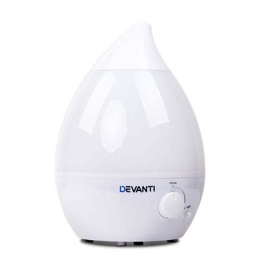 Devanti Ultrasonic Cool Mist Air Humidifier - White