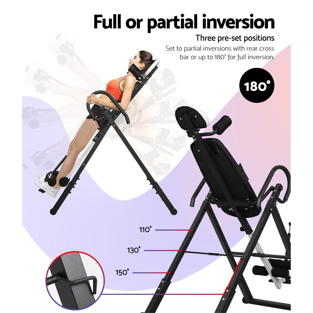 Everfit Inversion Table Gravity Exercise Inverter Back Stretcher Home Gym