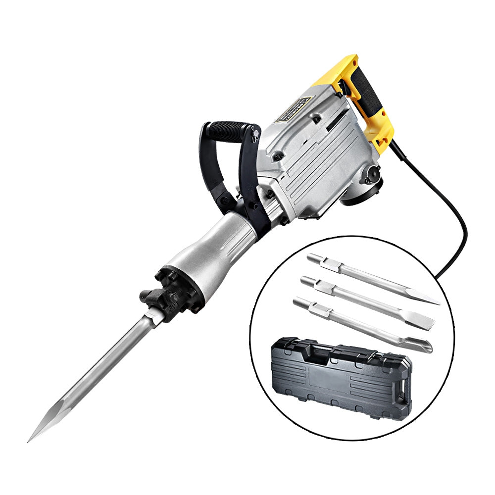 GIANTZ 2200W Jack Hammer Commercial Jackhammer Grade Demolition Concrete