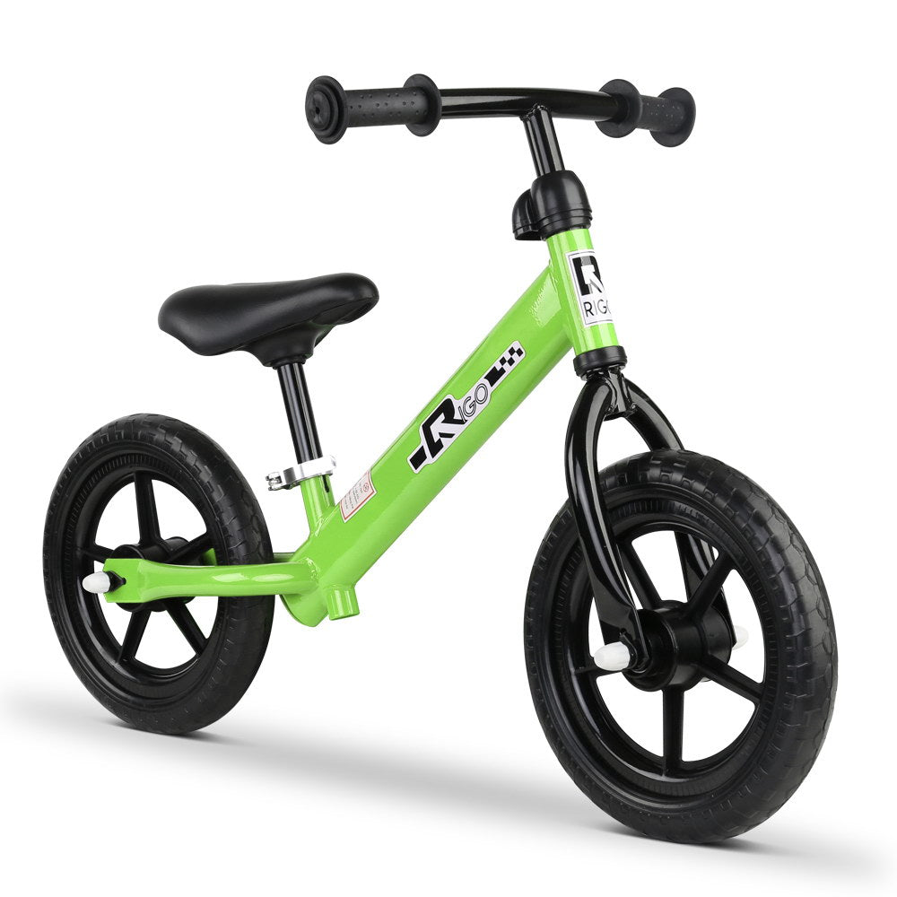 Rigo 12 Inch Kids Balance Bike - Green