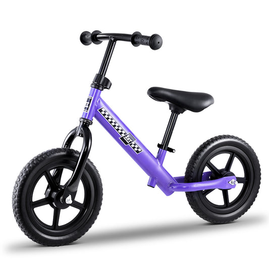 Rigo Kids Balance Bike Ride On Toys Push Bicycle Wheels Toddler Baby 12" Bikes Purple