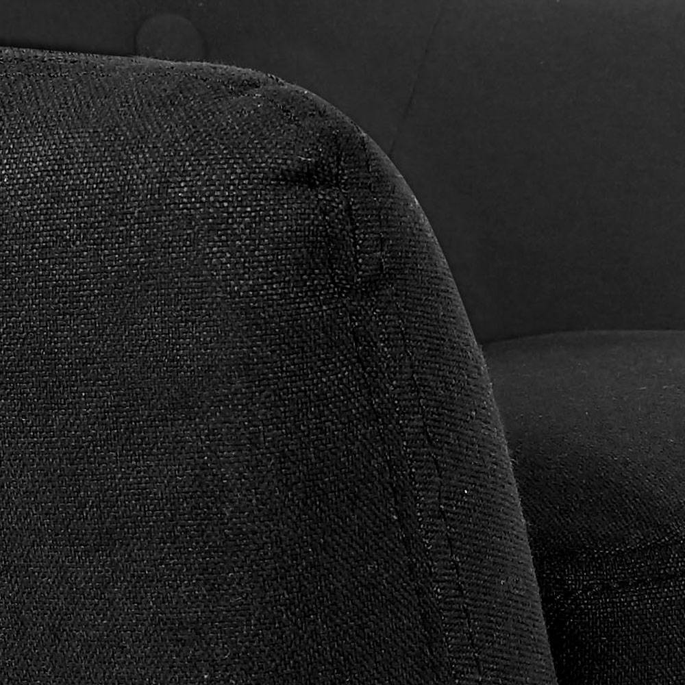 Artiss Kids Fabric Accent Armchair - Black