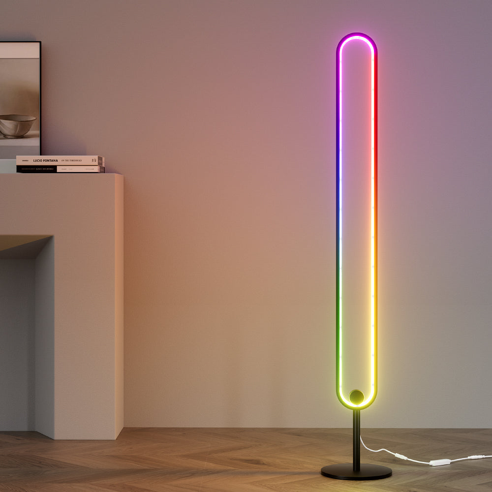 Artiss RGB LED Floor Lamp Colour Light Stand Corner Mordern Living Room 118CM