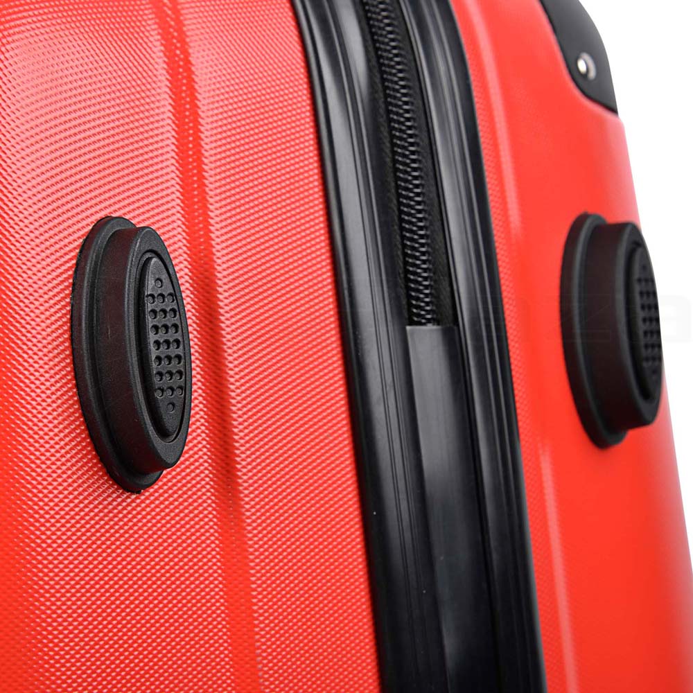 Wanderlite 2 Piece Lightweight Hard Suit Case Luggage Red