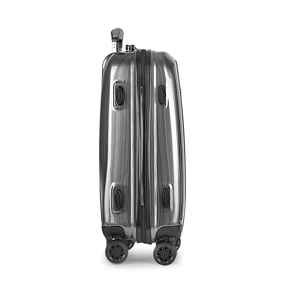 Wanderlite Lightweight Hard Suit Case Luggage Grey