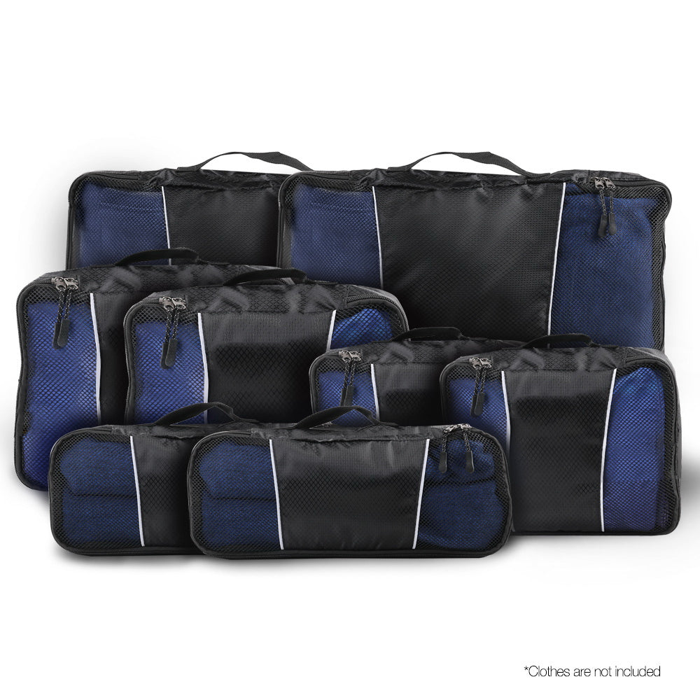 Wanderlite 8 Piece Luggage Organiser Travel Bags