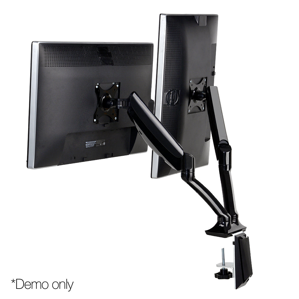 Artiss Monitor Arm Mount Dual Gas Black