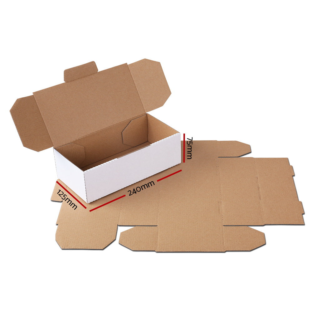 100x Mailing Box Carton For Australia POST 500g Prepaid Satchel 240x125x75mm