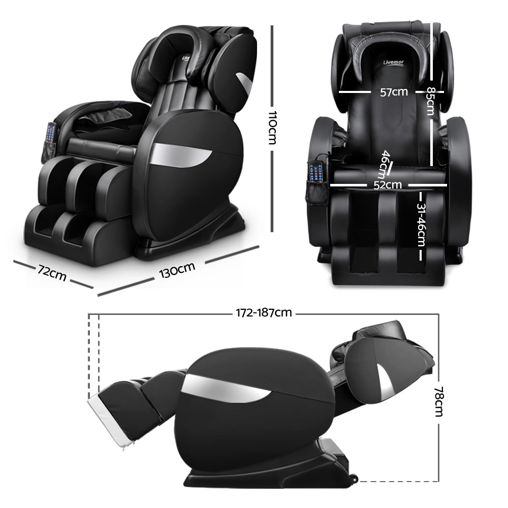 Livemor Electric Massage Chair - Black