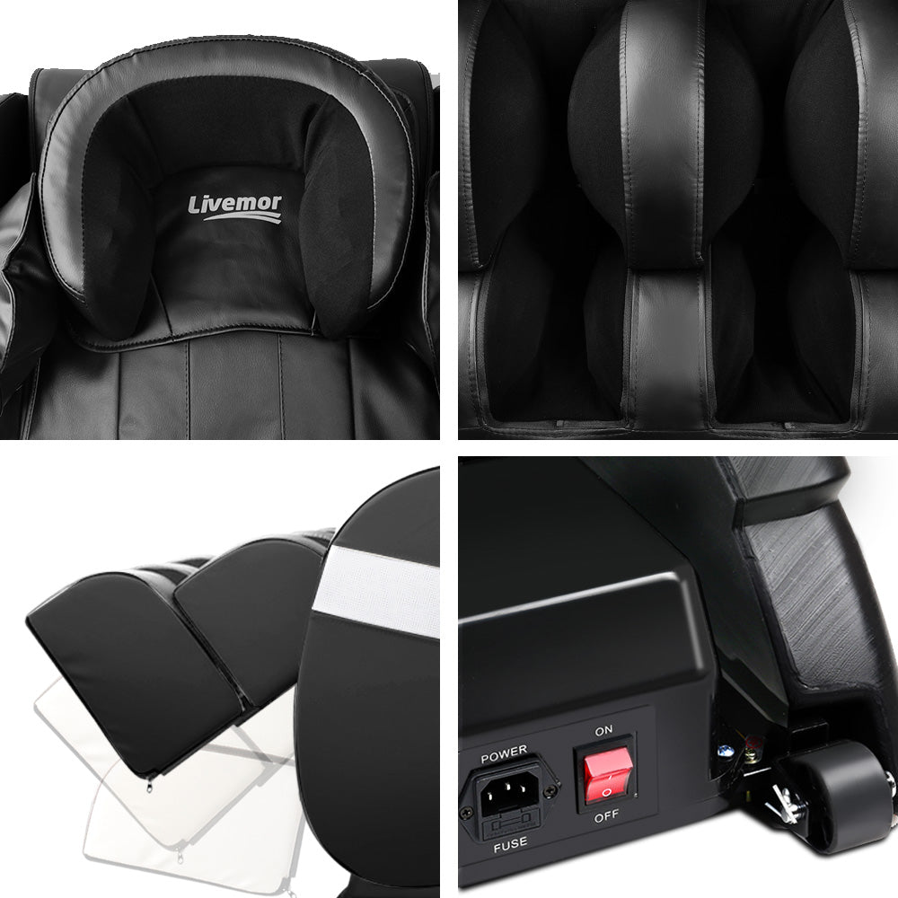 Livemor Electric Massage Chair - Black