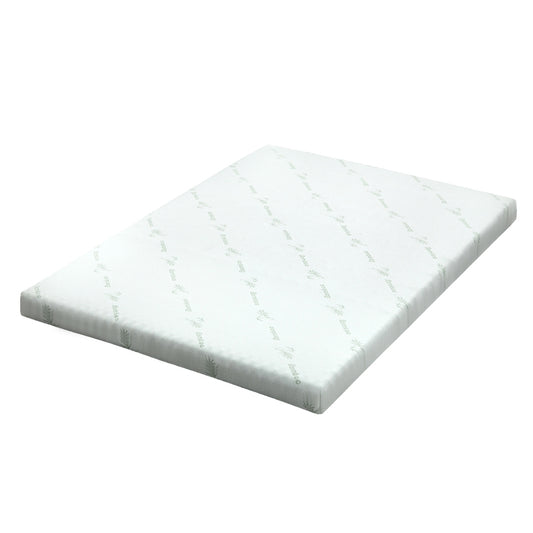 Giselle Bedding Memory Foam Mattress Topper Cool Gel Bed Mat Bamboo 10cm Double