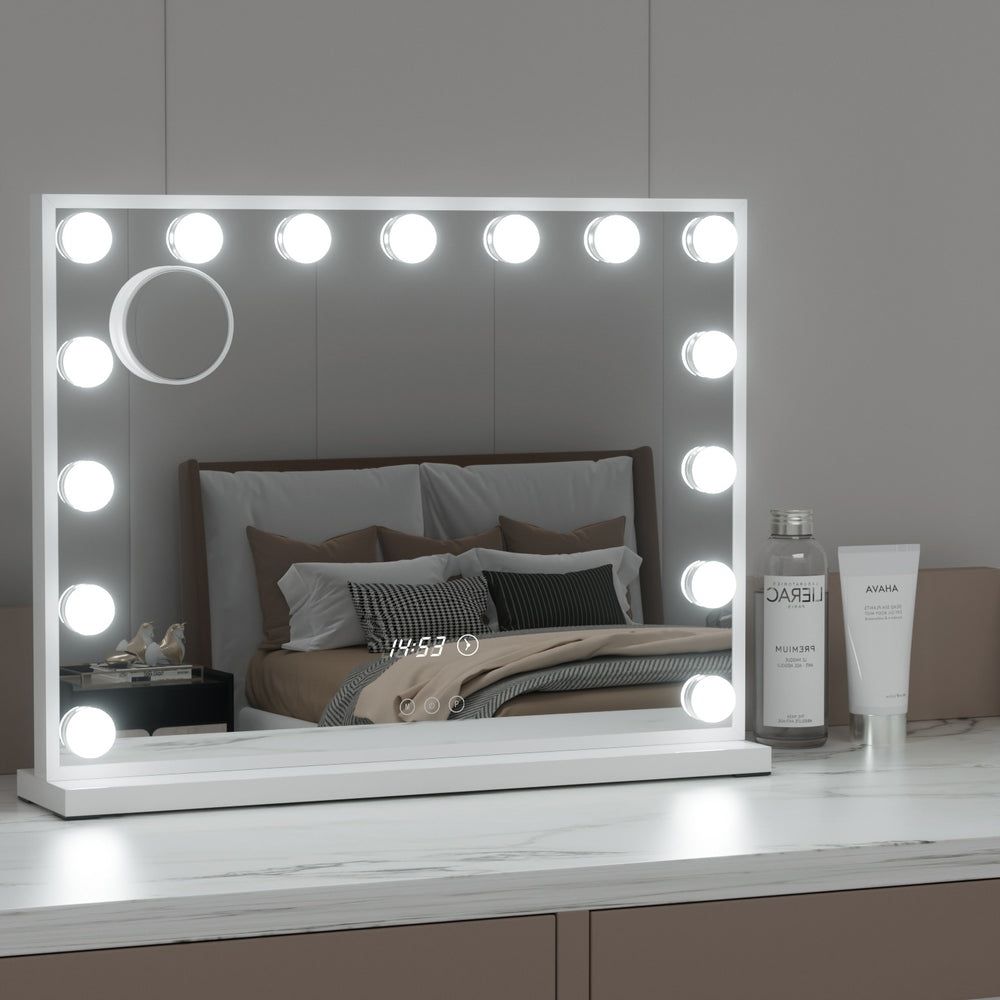 Embellir Makeup Mirror Hollywood 58x45cm 15 LED Time
