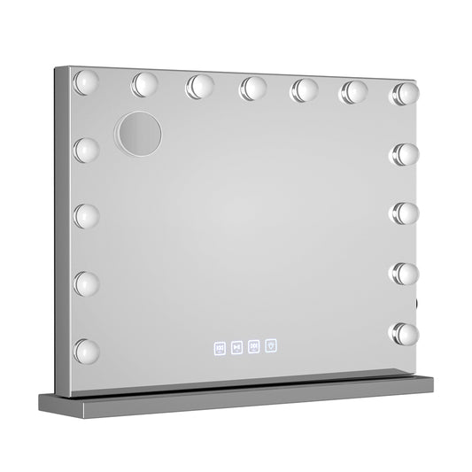 Embellir Bluetooth Makeup Mirror with Light Hollywood LED Vanity Dimmable 58X46