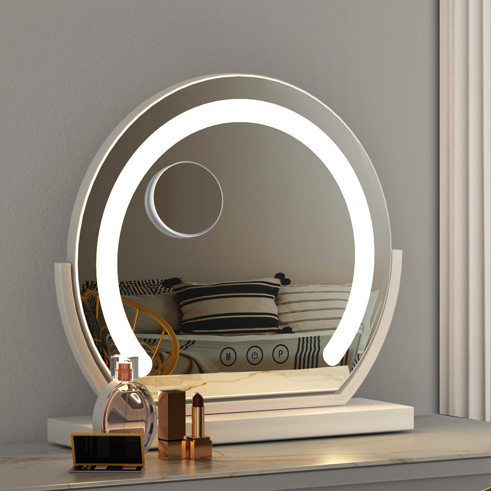 Embellir Hollywood Makeup Mirror with LED Lights Vanity Dressing Table 40X35CM