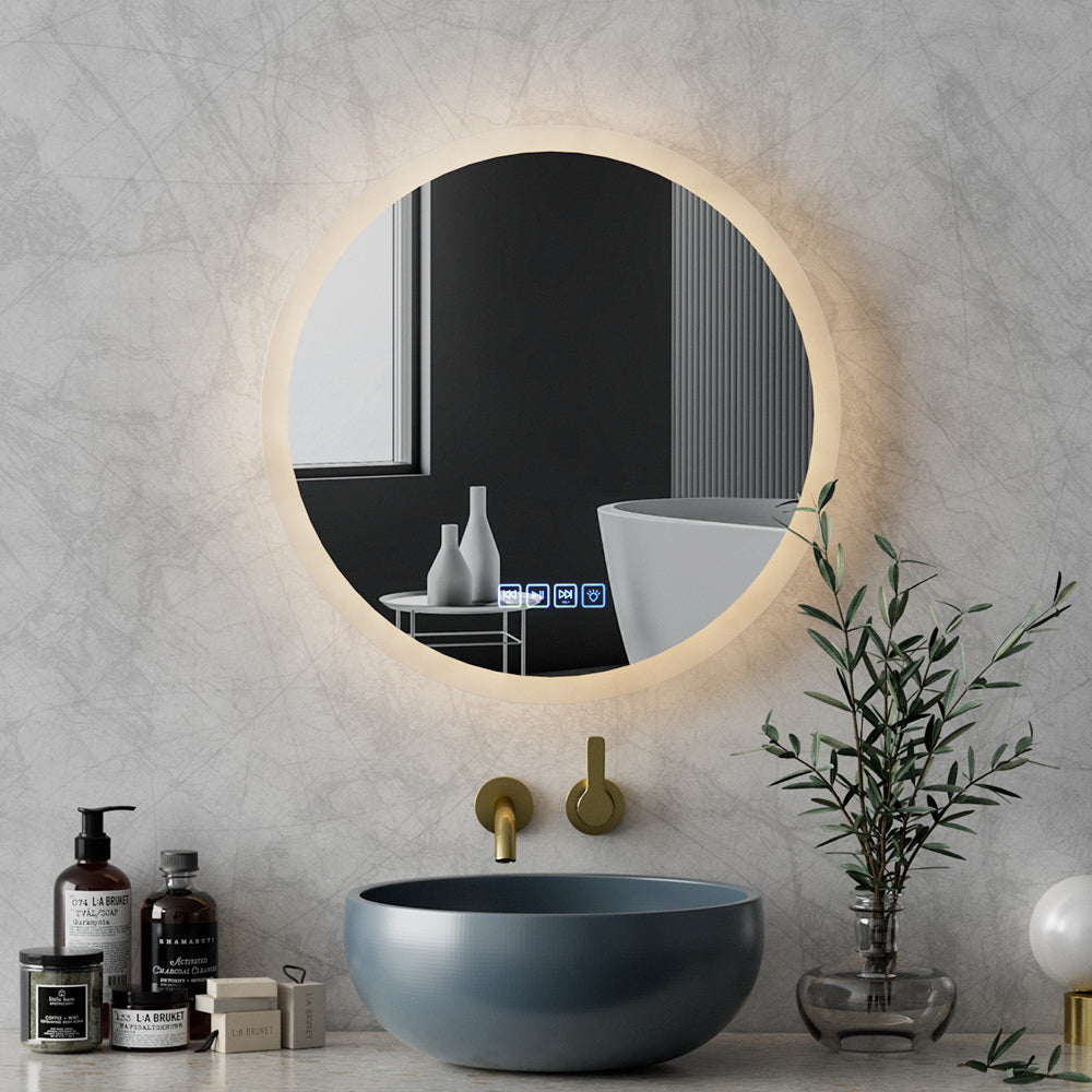 Bluetooth bathroom deals mirror with lights