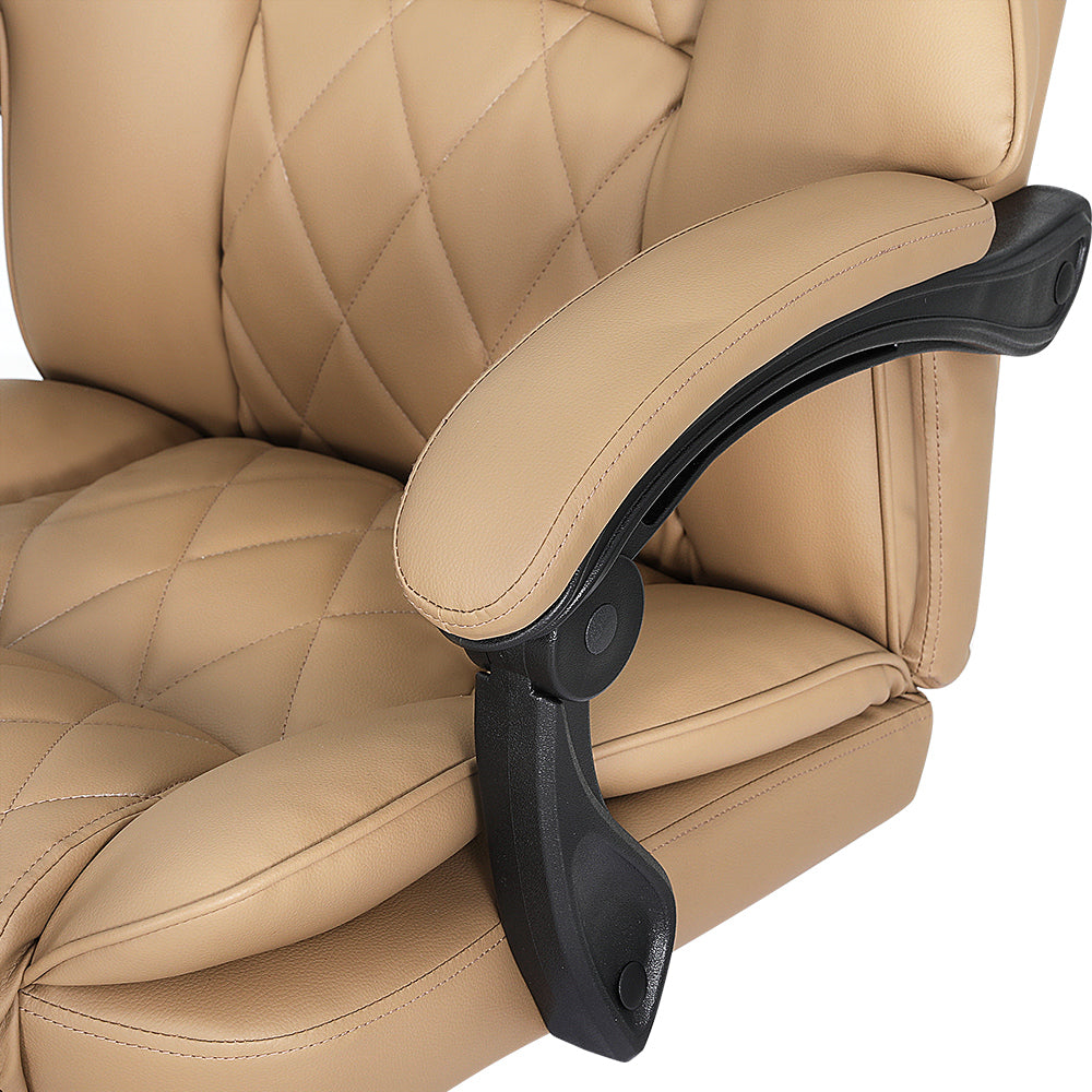 Artiss Executive Office Chair Leather Recliner Espresso
