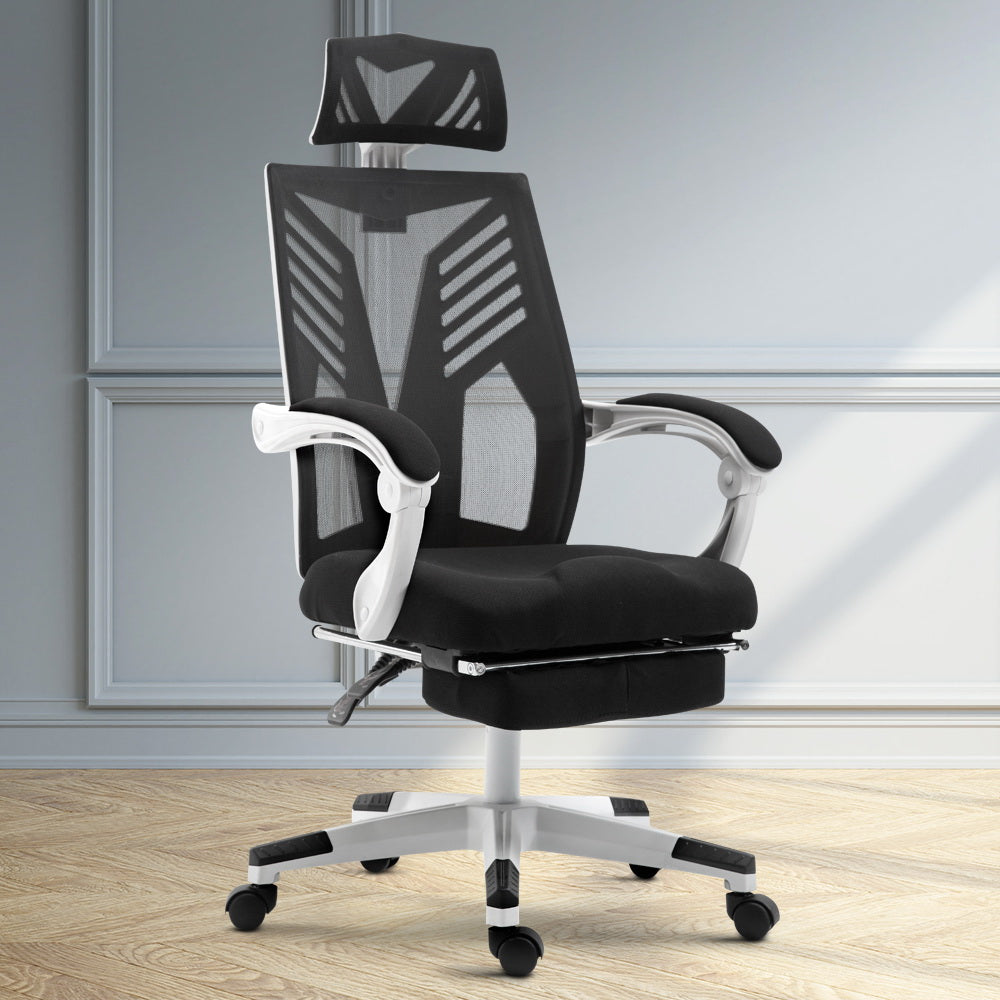 Artiss Gaming Office Chair Computer Desk Chair Home Work Recliner White