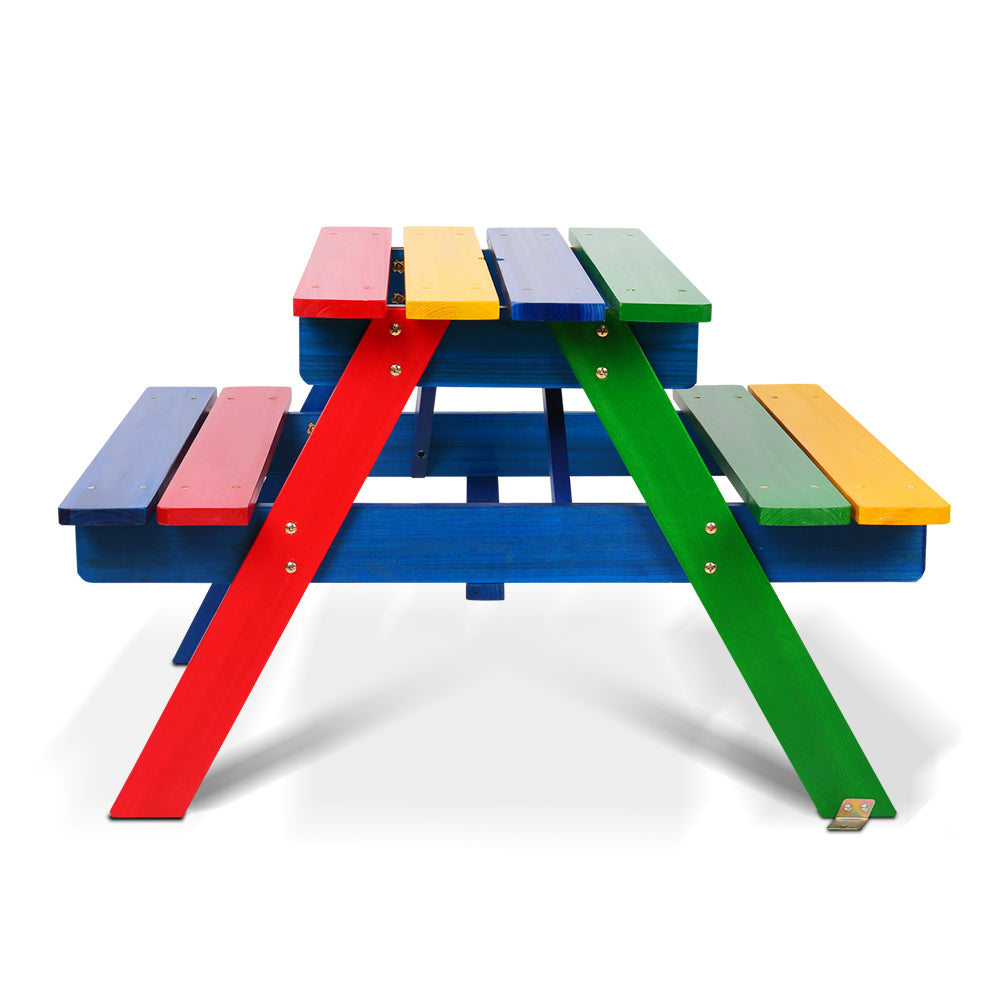 Keezi Kids Wooden Picnic Bench Set