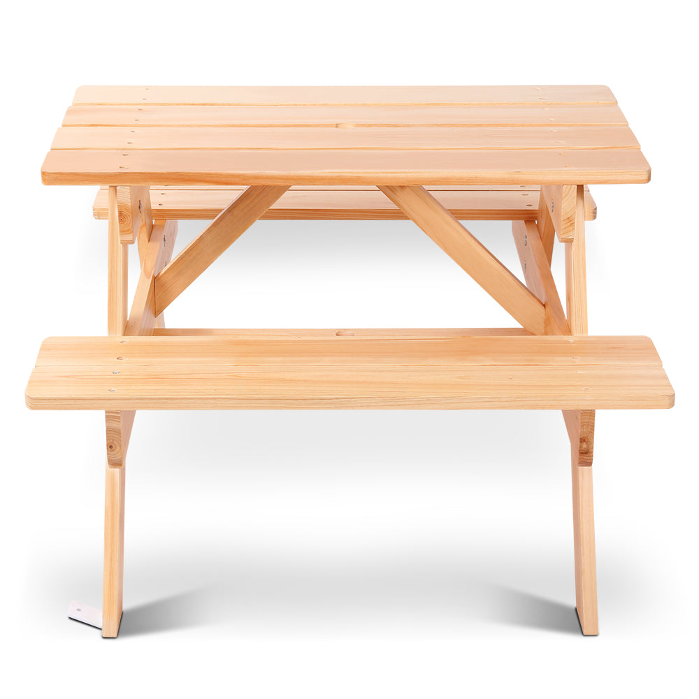 Keezi Kids Wooden Picnic Bench Set