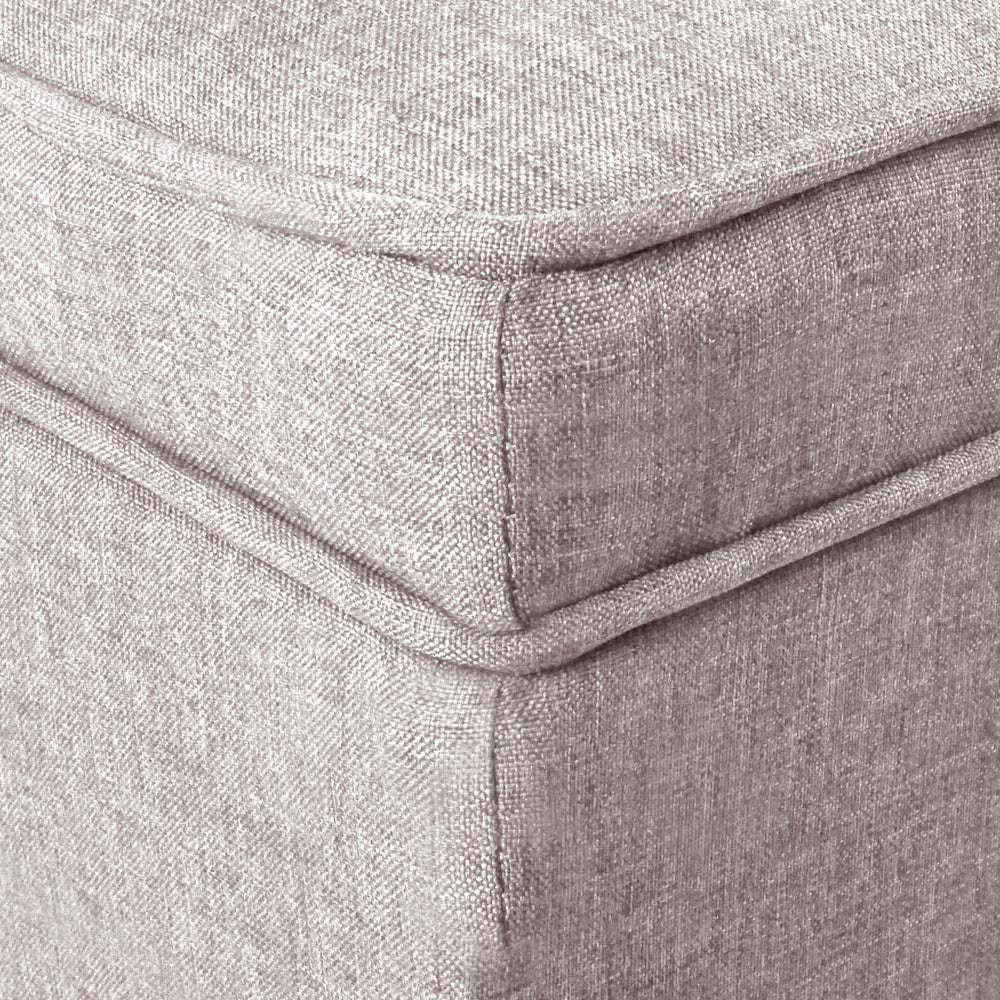 Artiss Fabric Storage Ottoman - Beige