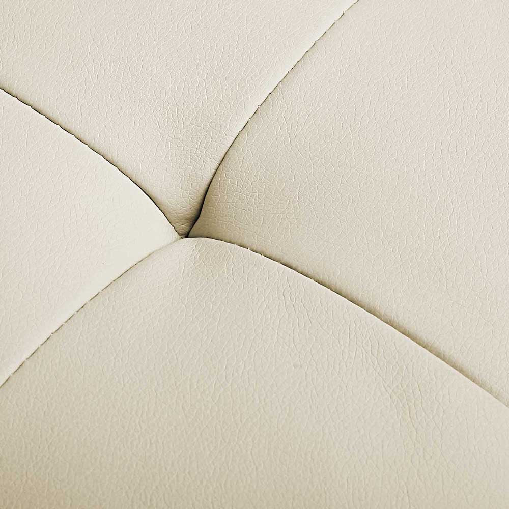 Artiss PU Leather Storage Ottoman - Cream