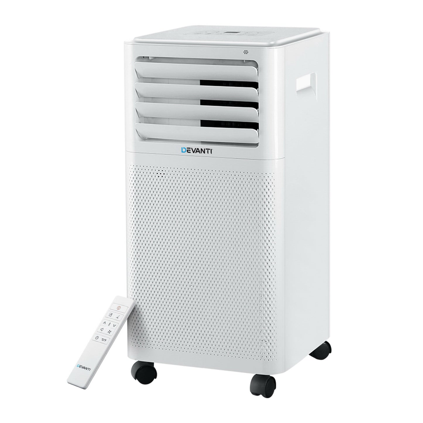 Devanti Portable Air Conditioner Window Kit Cooling Mobile Fan 9000BTU 2500W