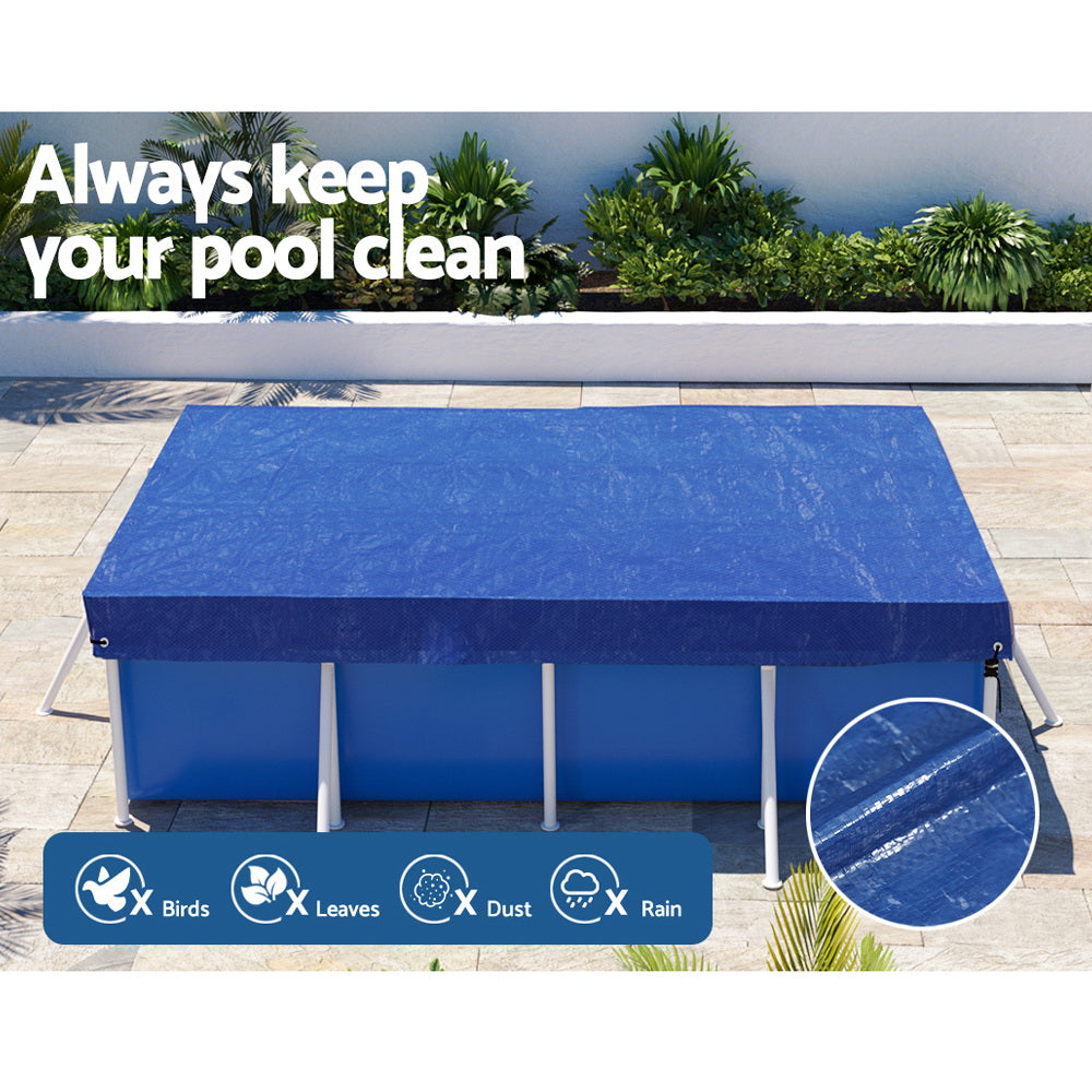 Aquabuddy Pool Cover 2M X 3M Solar Shade Blanket for Above-ground Swimming Pool