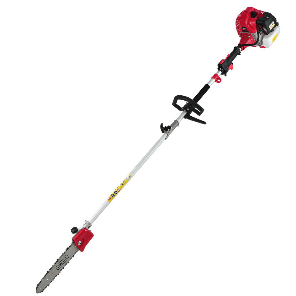Giantz Pole Chainsaw 62CC Petrol Brush Cutter Whipper Hedge Trimmer 9 IN 1