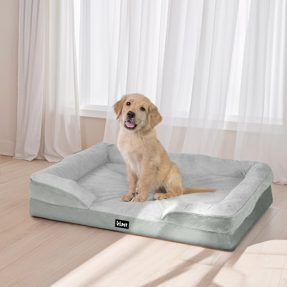 i.Pet Pet Bed Dog Calming Soft Cushion Egg Crate Large Sofa Washable Removable