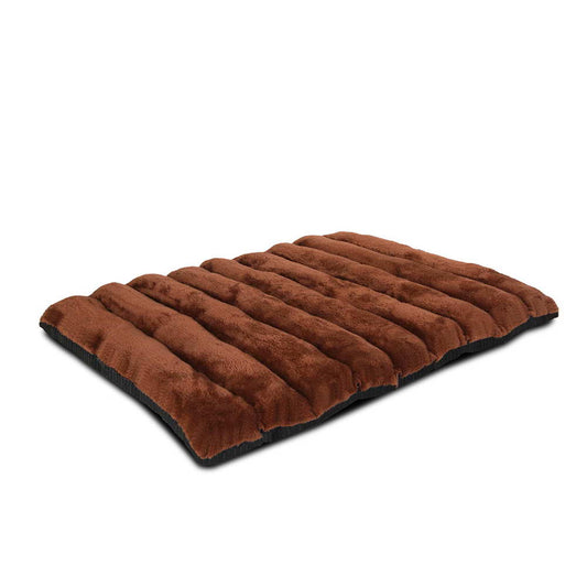 i.Pet Portable Roll Up Pet Mat - Brown