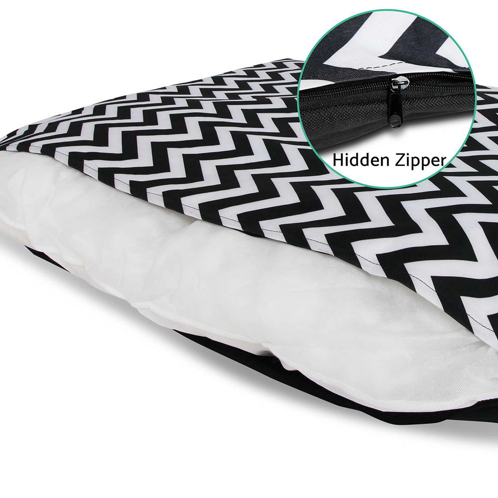 i.Pet Extra Extra Large Canvas Pet Bed - Black & White