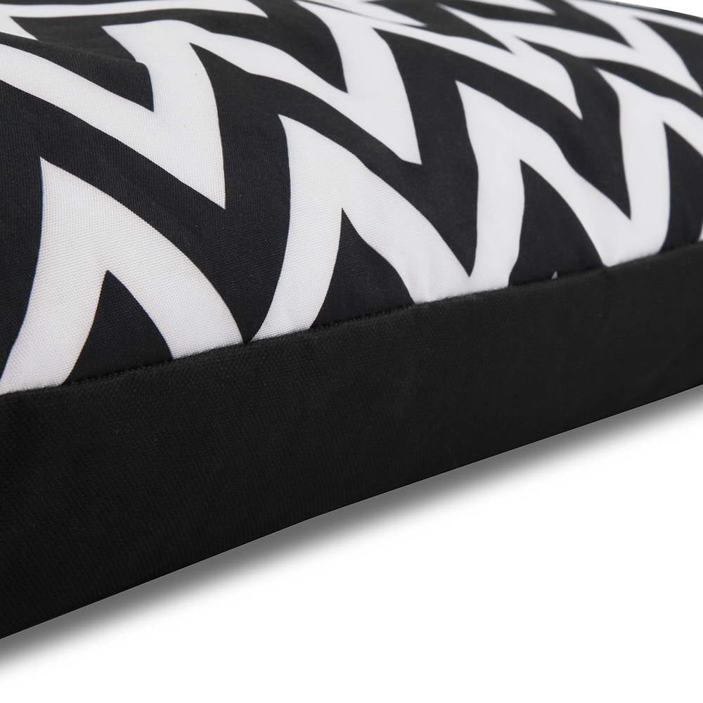 i.Pet Extra Extra Large Canvas Pet Bed - Black & White