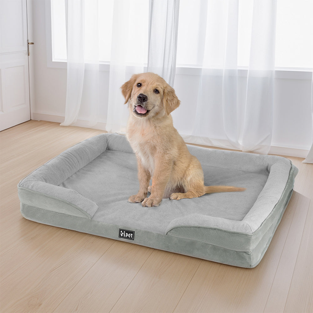 i.Pet Pet Bed Dog Calming Soft Cushion Egg Crate Large Sofa Removable Washable