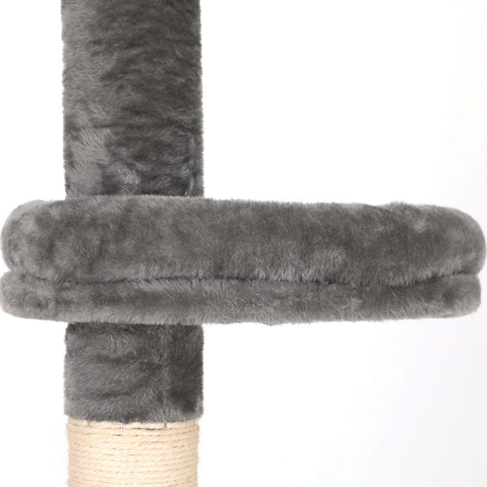 i.Pet Cat Tree Tower Scratching Post Scratcher Floor to Ceiling Cats Bed 290cm