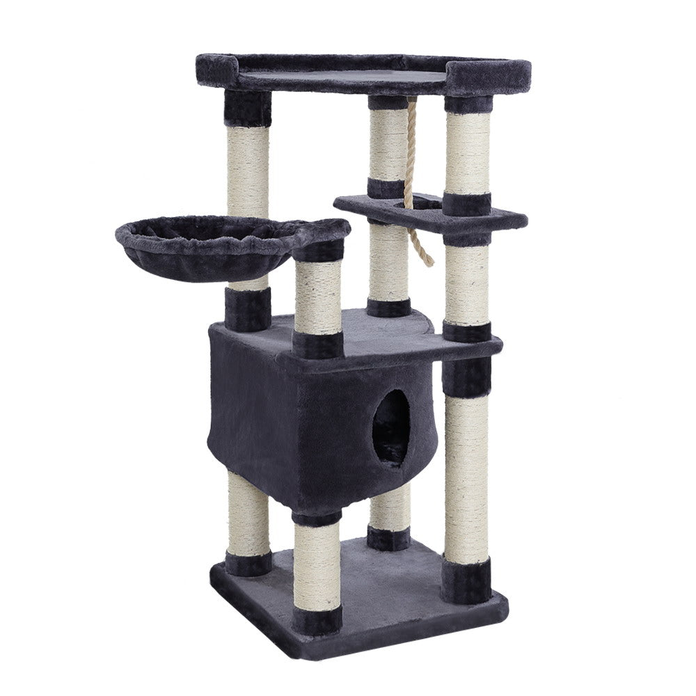 i.Pet Premium Cat Tree 137cm Trees Scratching Post Scratcher Tower Condo House Furniture