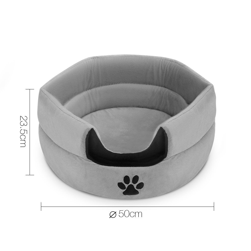 i.Pet Foldable Pet Bed - Grey