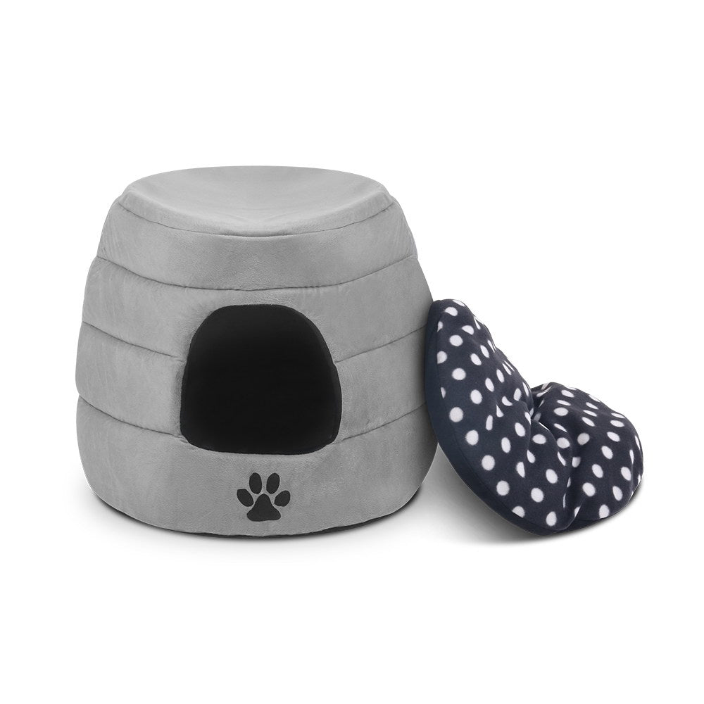 i.Pet Foldable Pet Bed - Grey