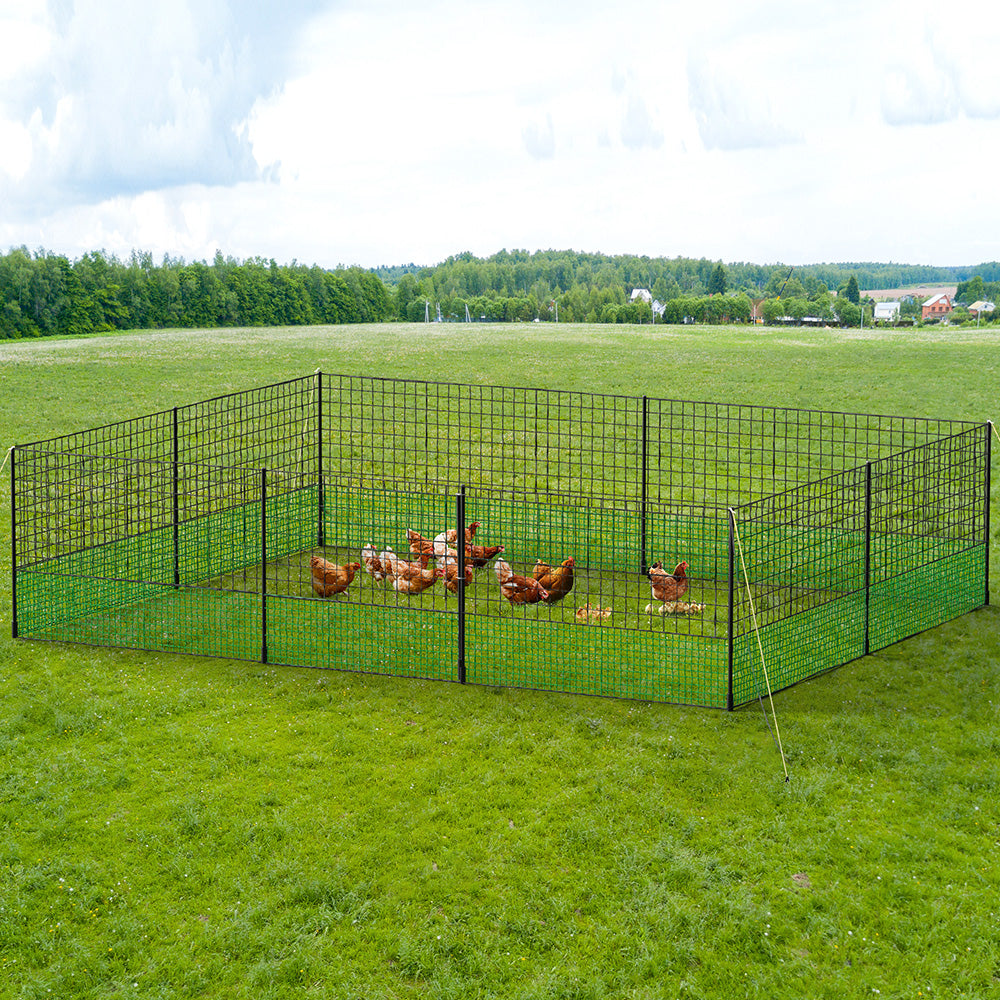 i.Pet Poultry Chicken Fence Netting Electric wire Ducks Goose Coop 25Mx125CM