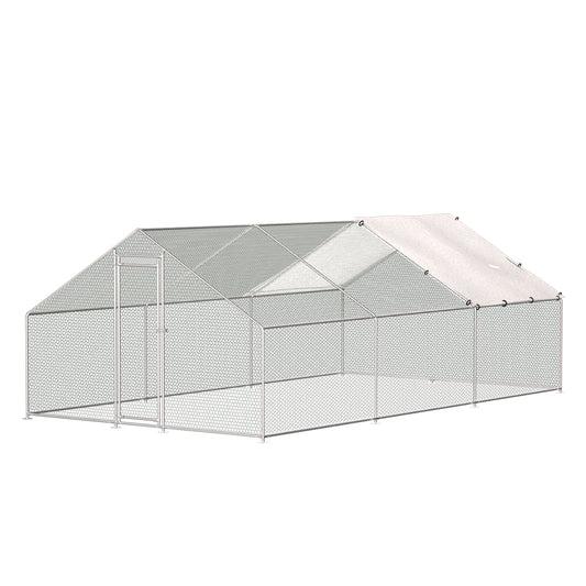 i.Pet Chicken Coop Cage Run Rabbit Hutch Large Walk In Hen Enclosure Cover 3x6m